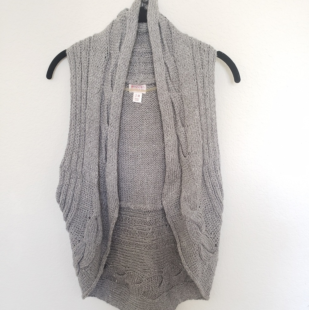 Gray Knit Vest